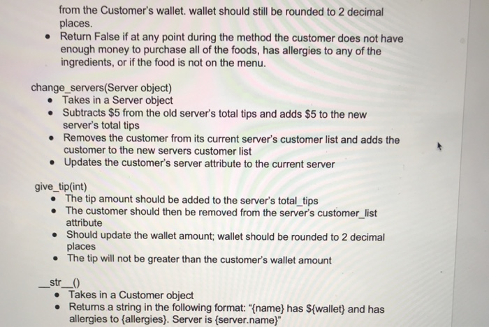 just the name of the object not an actual server. Customer Attributes: