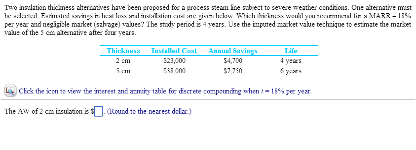 Also need for 5cm and which is recommended! Two insulation thickness alternatives
