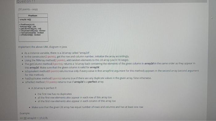 the above UML dag As a man who are In the constructor