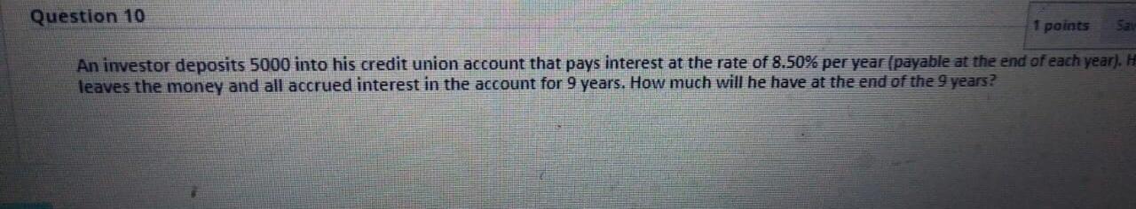 for exchange for 5,000 today. What interest rate is Bank One offering?