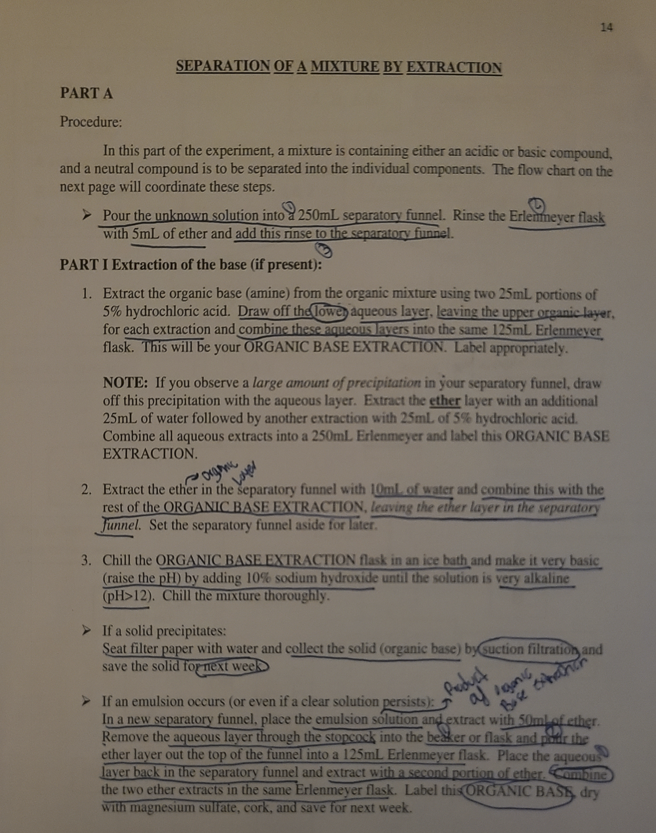 I've provided the entire experiment procedure. Can you please answer the