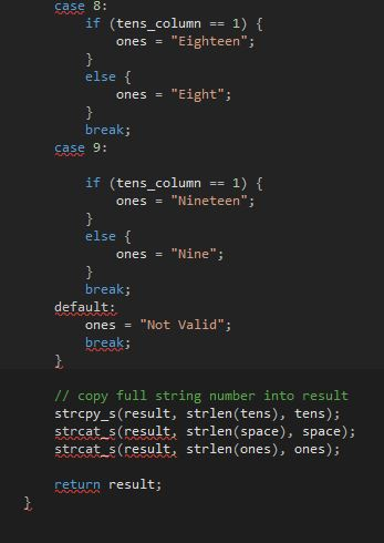 stanzas of the "Ninety Nine Bottles of Beer on the Wall song.