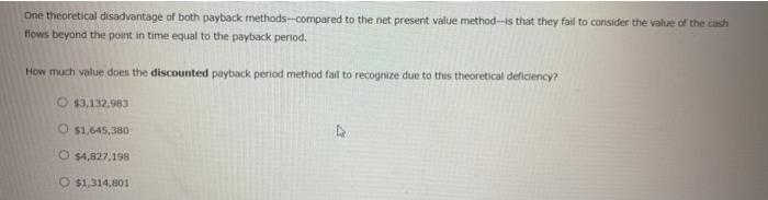 (Hint: For full credit, complete the entire table. Round the conventional payback