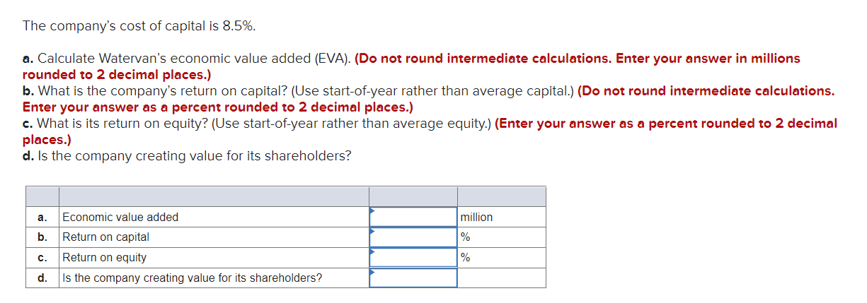 values 5 Problem 4-3 Measuring Performance (LO2) Here are simplified financial statements