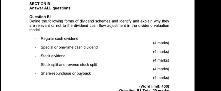  please do it in 10 minutes will upvote SECTION B Answer