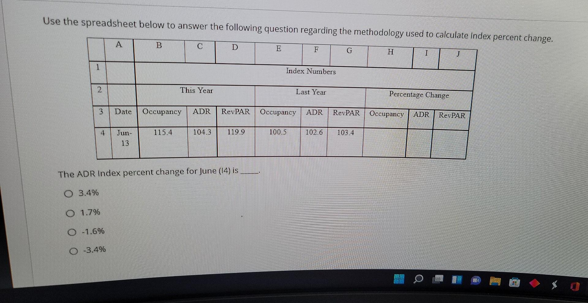 p Use the spreadsheet below to answer the following question regarding the