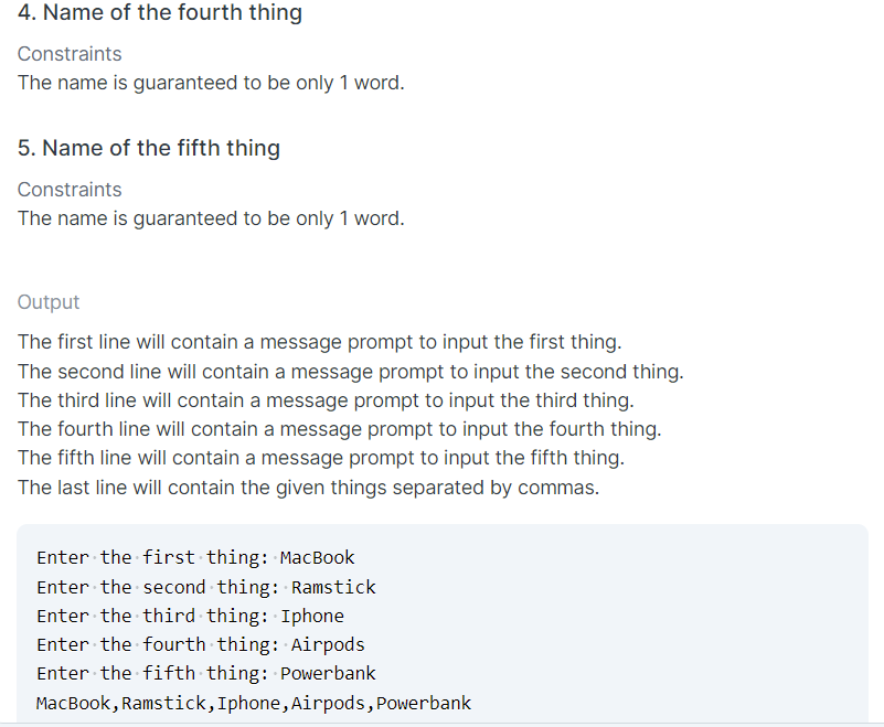 know what The Programmer wants for Christmas so he asked The Programmer