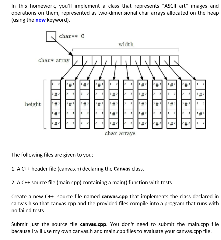  main.cpp: #include #include #include #include "canvas.h" using namespace std; inline void