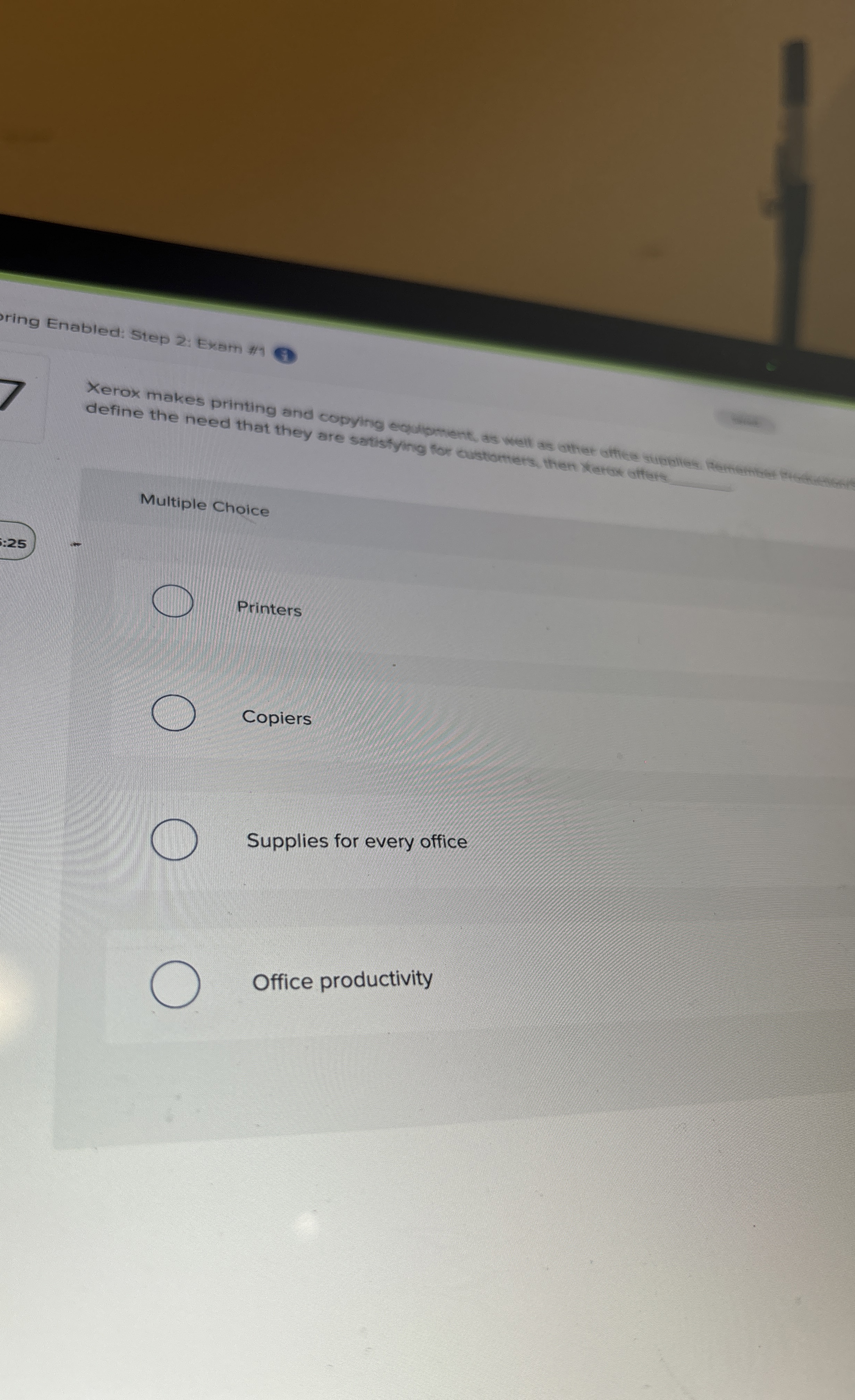  ring Enabled: Step 2: Exam #1 7 define the need that