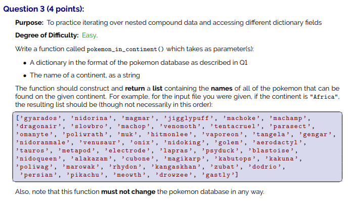 you might have to travel all over the world! For this assignment,