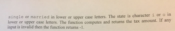 the tax amount according to the following tax rules. The tax rate
