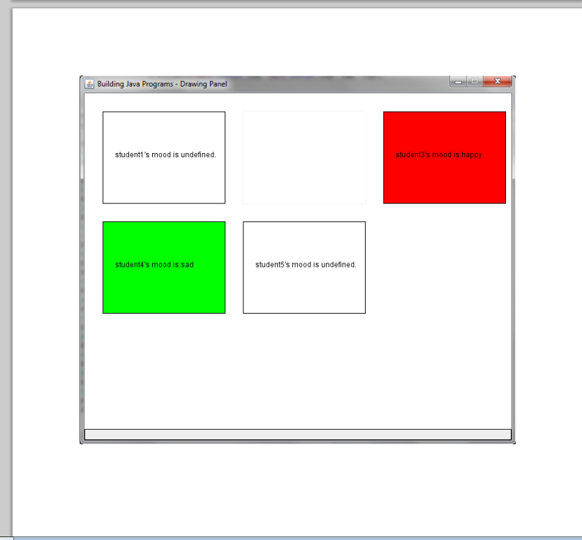 javax.swing.event.*; public class DrawingPanel implements ActionListener { public static final int DELAY