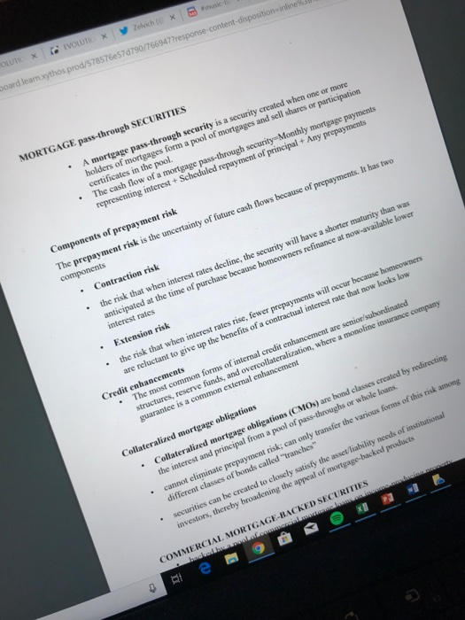 APTER 7 INTRODUCTION TO ASSET-BACKED SECURITIES enefits of securitization for economies and