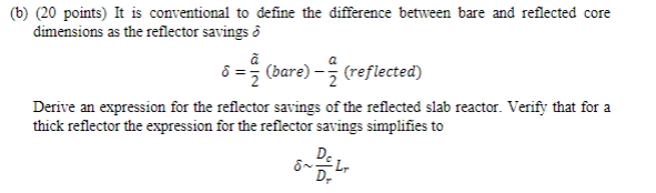 b) ( 20 points) It is conventional to define the difference