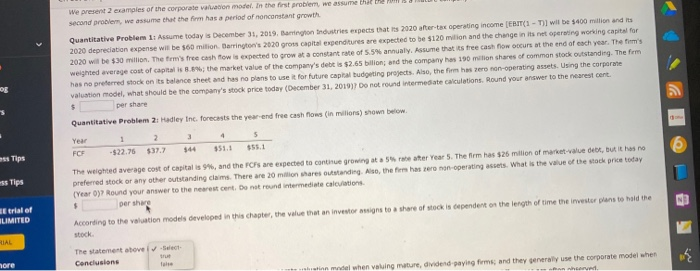  We wee s op hele v second problem, we assume that
