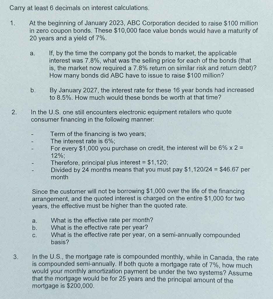 Please attach excel screenshots of calculations or written explained calculations and