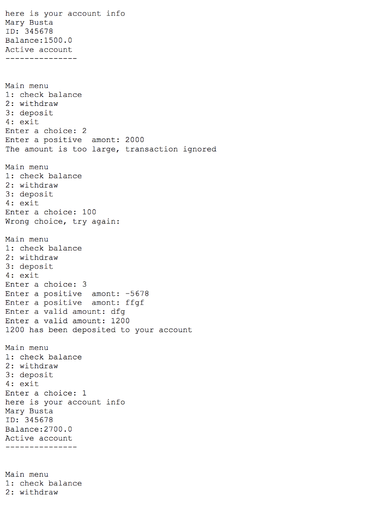 Here are the classes that needs to be implement 1. Create a