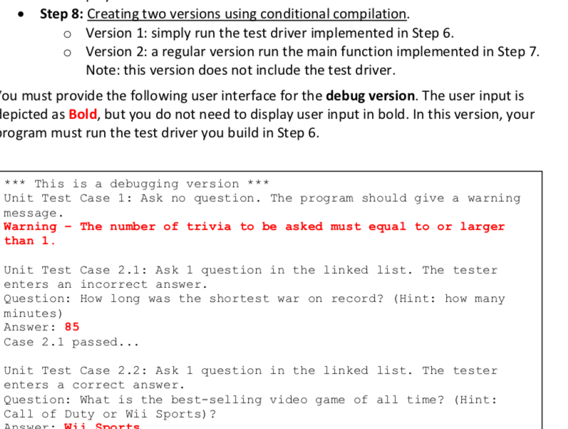 To perform unit testing (Note: this topic was covered in Homework 3
