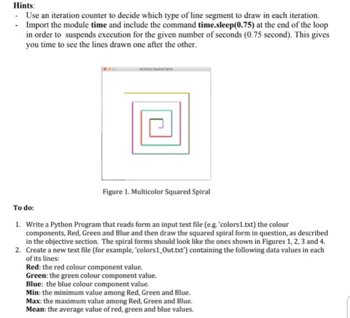  Hints: - Use an iteration counter to decide which type of