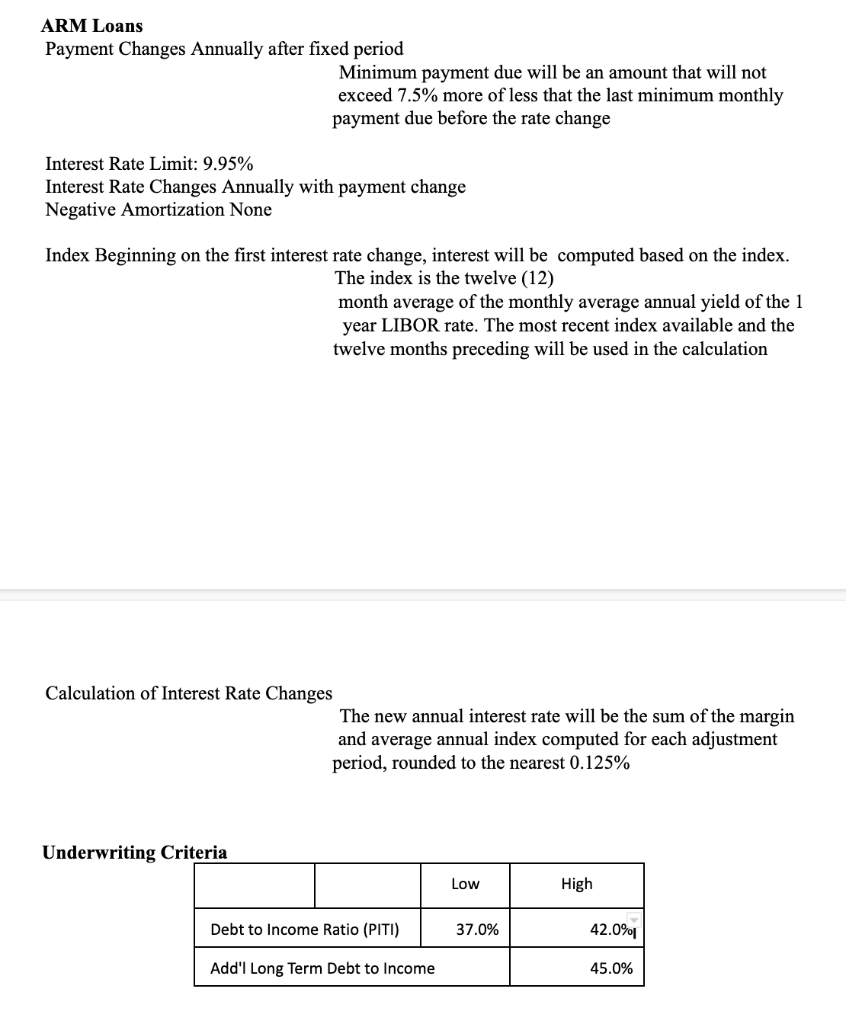 Payment over term of the loan 2. Nominal Interest Rate 3. Effective