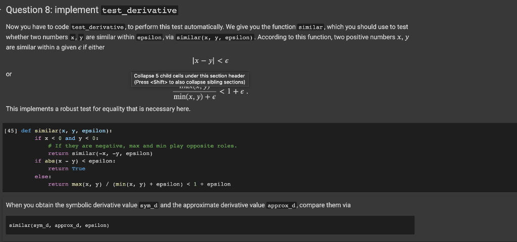 x, varval, delta=0.0001): """Computes the derivative of f with respect to x,