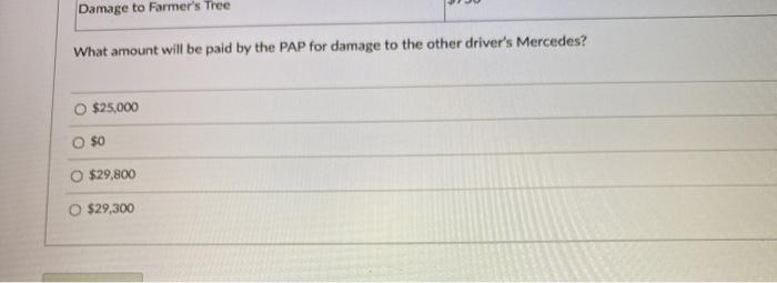 a Personal Auto Polley CPAP with imits of $100/300 / PO 50,
