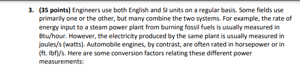 please use matlab or octave. (35 points) Engineers use both English and