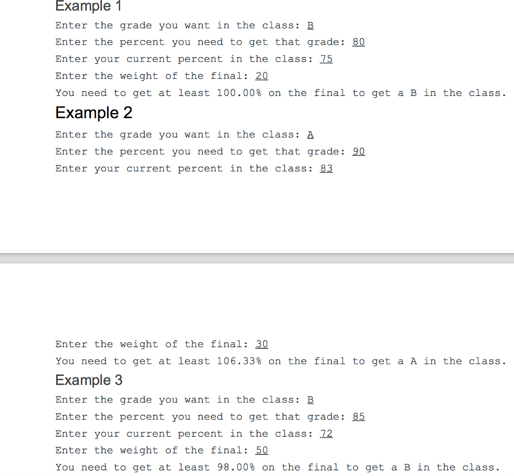 all floats to 2 decimal places unless specified otherwise . Description One