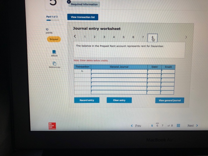 that $2,674 of coverage has expired. b. An c. Annual depreciation on