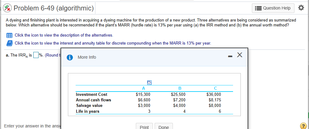 Please show worked out problems and answers. All tables are given below