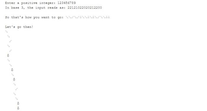 go South, - 1 meaning go South West, - 2 meaning go
