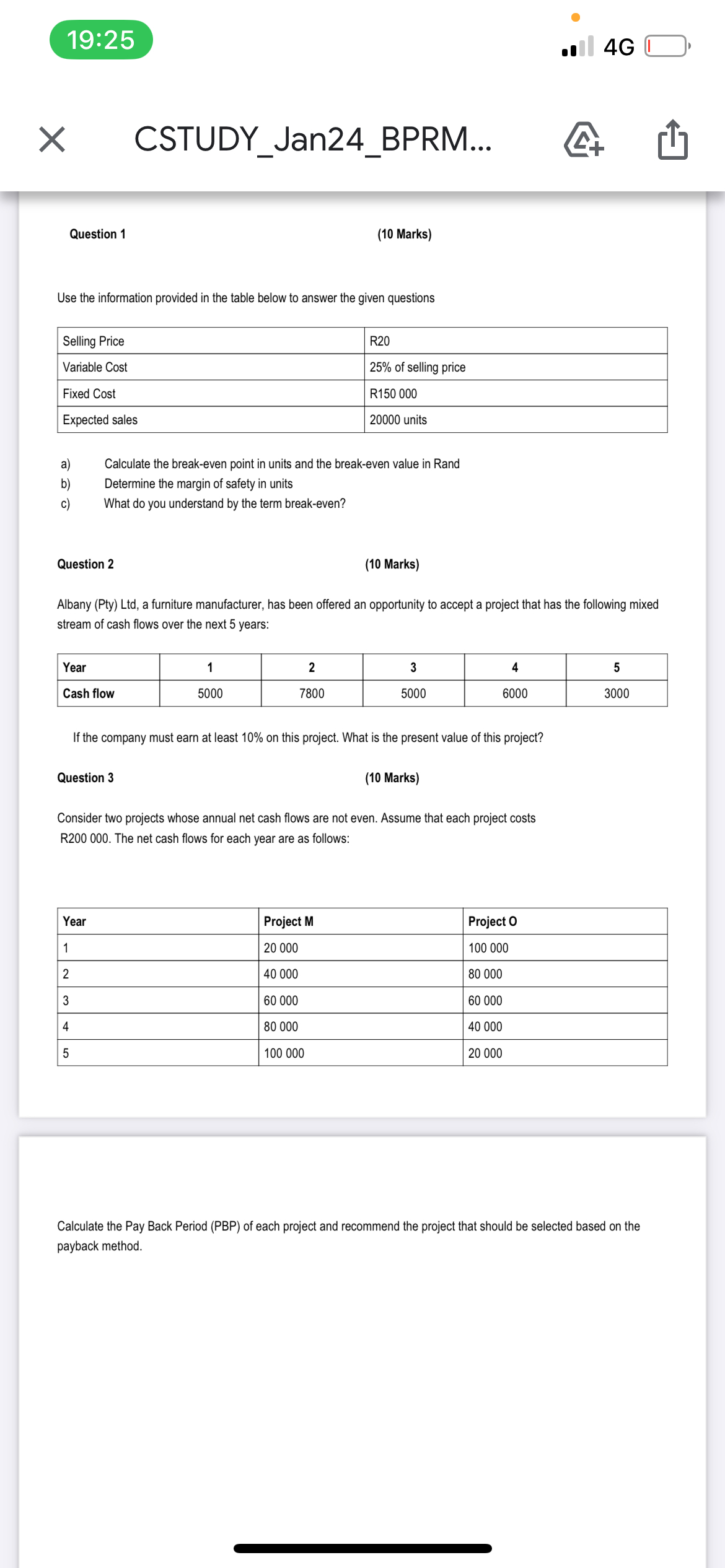  Steps for Ed deterreereefeeeeeerrerzzzsg Question 1 (10 Marks) Use the information