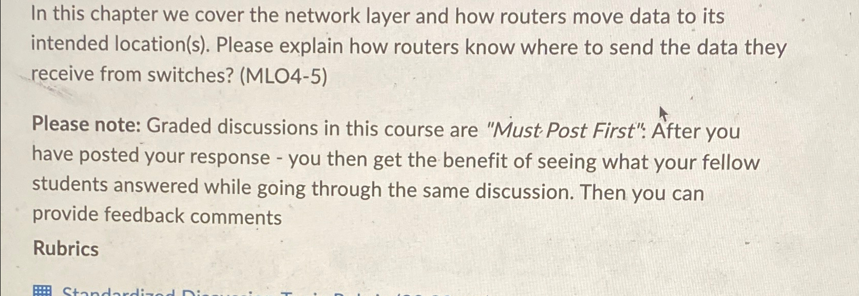  In this chapter we cover the network layer and how routers