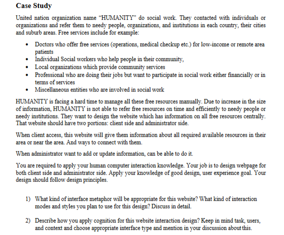 Need help to answer this with explanation please Case Study United nation