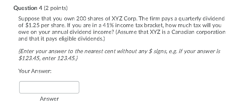 Can someone do this question? Question 4 (2 points) Suppose that you