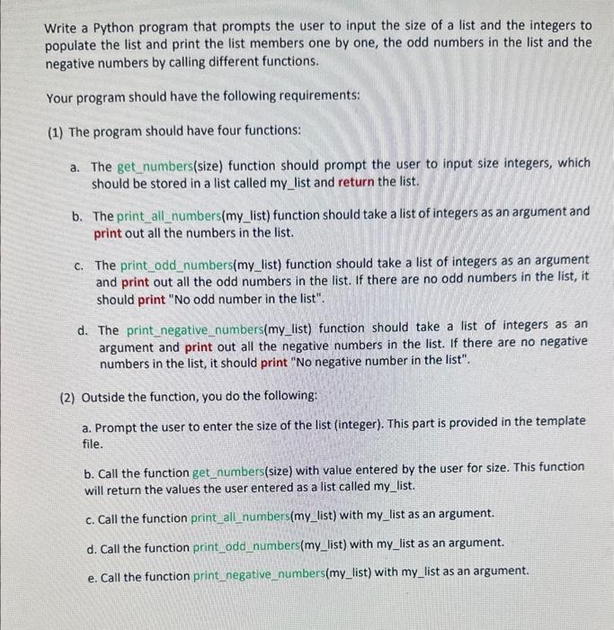  Write a Python program that prompts the user to input the