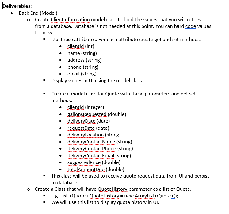 Using Javascript, create functions (instead of class) to do the following: eliverables:
