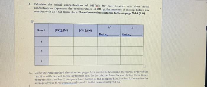 atom (from advance study assignment): 8.32 * 109 L/(mol-cm) Molarity of NaOH