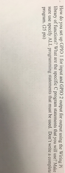  How do you set up GPIO 1 for input and GPIO