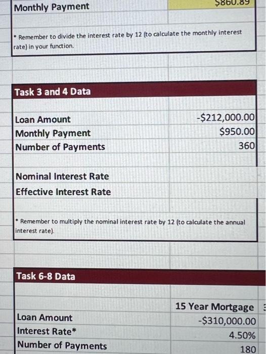 the appropriate cells in the task data, in the specified cells. (3.1)