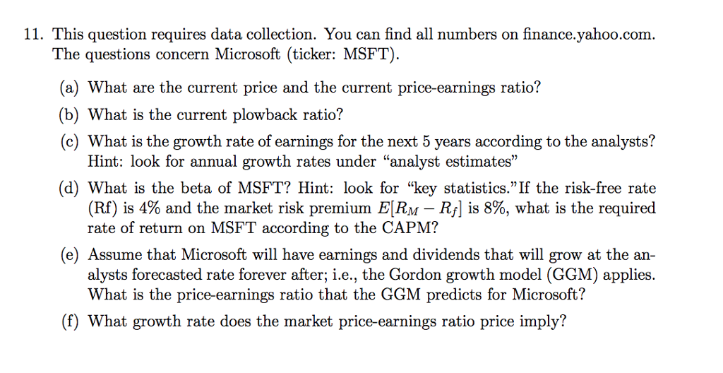  11. This question requires data collection. You can find all numbers