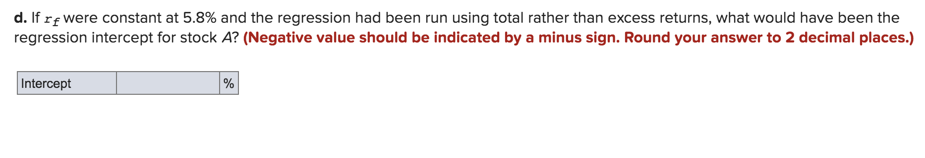 and B: RA = -1.9% + 1.9RM R-square = 0.634 Residual standard