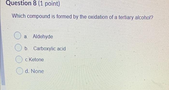 a. haloalkane b. primary amide c. secondary amide d. secondary amine Name