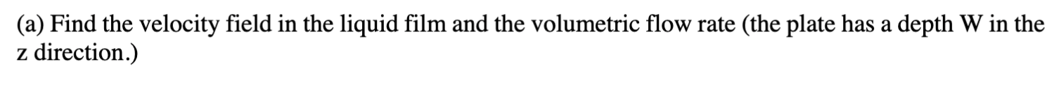 a known constant velocity vo. The plate is suspended on a uniform