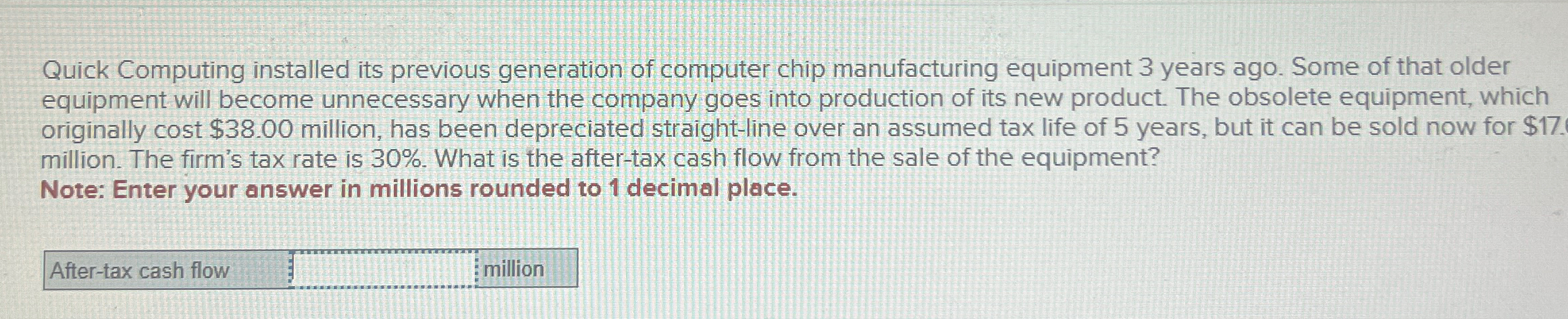  Quick Computing installed its previous generation of computer chip manufacturing equipment