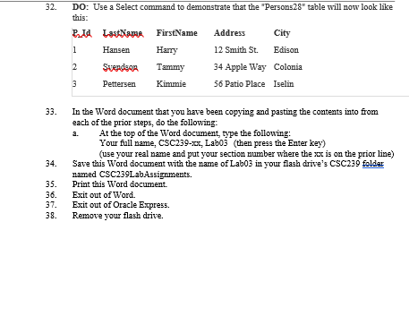 inside a table. c. There are several types of constraints in SQL,