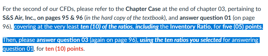 and giving the ratios required and the inventory ratios. Principles of Finance