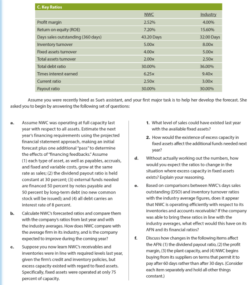 manager of Northwest Chemicals (NWC), an Oregon producer of specialized chemicals sold