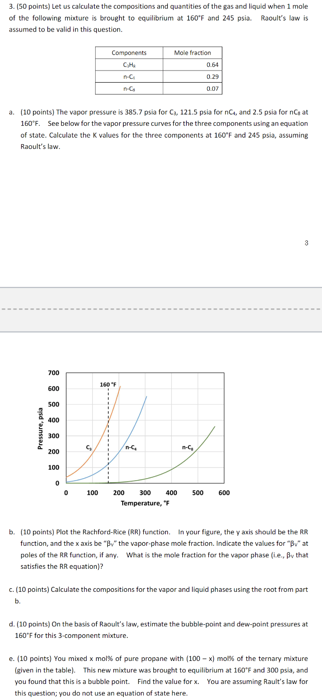  Please answer parts A through E below, including the diagram for