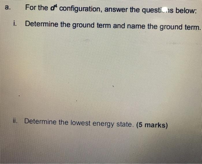  a. For the de configuration, answer the questi as below: i.